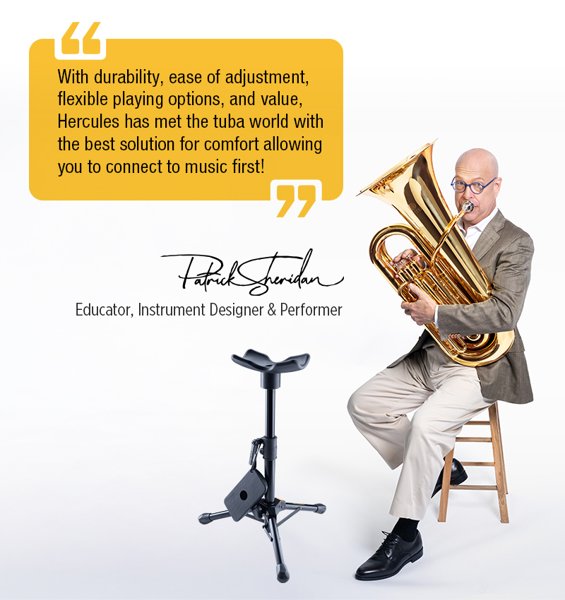 Suporte para Trombone de Vara Hercules DS520B - Proteção Total