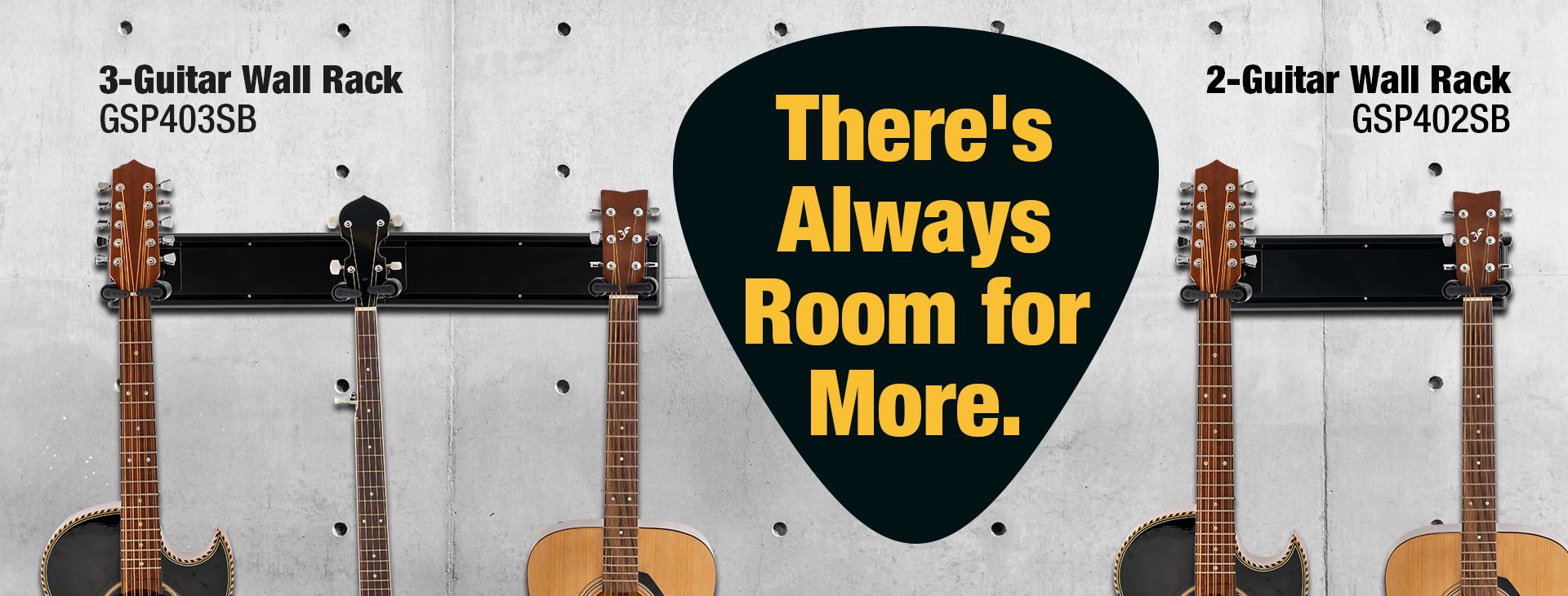 HERCULES Guitar Slat Walls